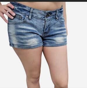 Paris Blues Faded Blue Jean Shorts